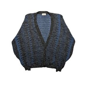 Vintage Honneywell & Todd Cardigan USA Mens L Geometric Grandpa Grunge Sweater